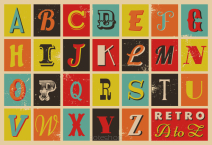 Naklejki Typografia
