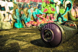 Naklejki Spray Can Used For Graffiti | Stock image