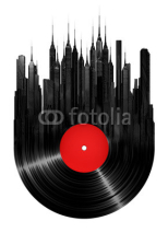 Naklejki Vinyl city