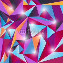 Naklejki multicolor triangle texture