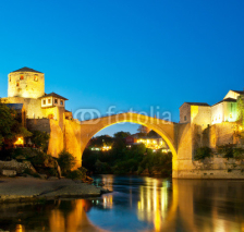 Naklejki Mostar old bridge.