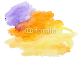 Fototapety color strokes watercolor painting art