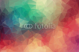 Naklejki Abstract 2D geometric colorful background