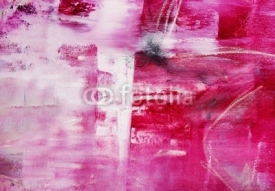 Obrazy i plakaty Hintergrund pink Malerei