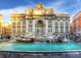 Naklejki Trevi Fountain, rome, Italy.