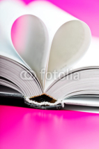 Naklejki book heart