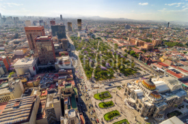Naklejki Mexico City Aerial View