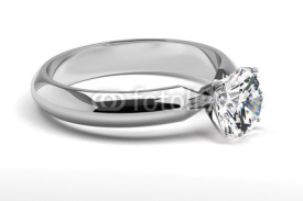 Naklejki Single Diamond Ring