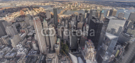 Naklejki Aerial view of New York City