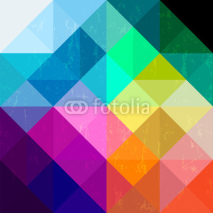 Obrazy i plakaty abstract geometric pattern background, with triangles/squares an