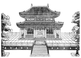 Naklejki Confucius Monument