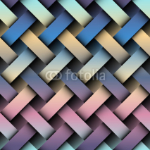 Naklejki Diagonal plaid pattern.