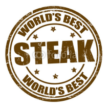 Fototapety Steak stamp