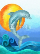 Obrazy i plakaty il salto del delfino