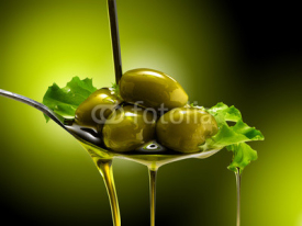 Fototapety olio e olive