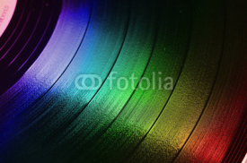 Naklejki vinyl record background , retro look