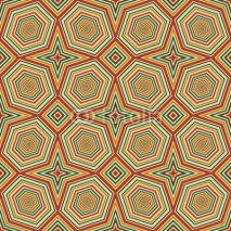 Naklejki Seamless pattern cute colored