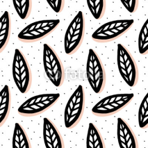 Obrazy i plakaty Abstract seamless pattern in scandinavian style.