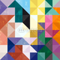 Fototapety abstract geometric pattern background, with triangles/squares an