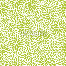 Naklejki seamless abstract green leaf pattern, foliage vector background