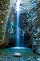Naklejki Chantara Waterfalls in Trodos mountains, Cyprus