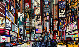 Obrazy i plakaty street in New York city