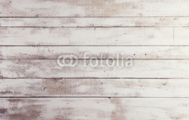Naklejki White wooden boards with texture as background