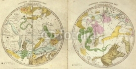 Obrazy i plakaty Vintage celestial map