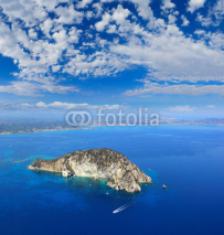 Naklejki Aerial view on Zakynthos Greece