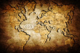 Fototapety Earth map