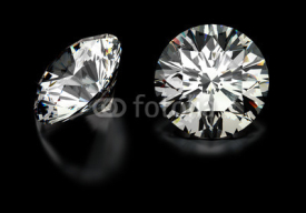 Fototapety Round Cut Diamonds