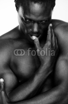 Fototapety Athletic African American Man