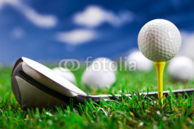 Naklejki Let's play golf!