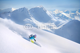 Naklejki Freeride Skiing