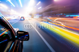 Fototapety  Car driving fast