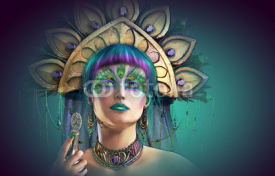 Obrazy i plakaty Peacock Fantasy, 3d CG