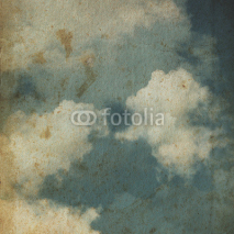Fototapety Grunge cloud background, vintage paper texture