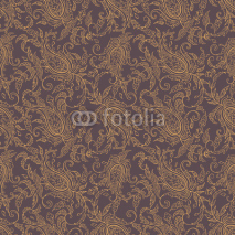 Naklejki paisley fabric orient seamless pattern