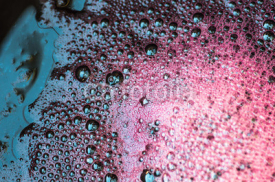 Obrazy i plakaty Bubbles the wort red wine during fermentation