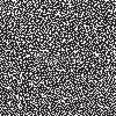 Pixel background, seamless pattern, black and white, vector illustration