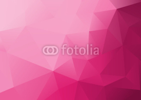 Naklejki Abstract Low Poly Pink Background 