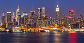 Naklejki Manhattan at night
