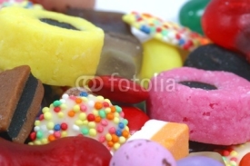 Naklejki sweets close-up