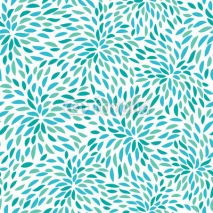 Fototapety Vector flower pattern. Seamless floral background.