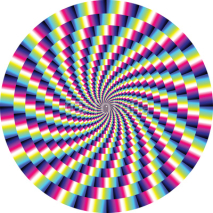 Naklejki vector optical illusion