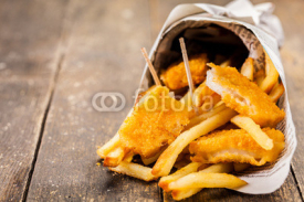 Naklejki Fish and Chips