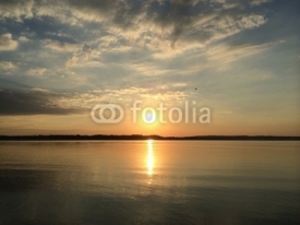 Fototapety Sonnenuntergang Starnberger See