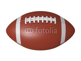 Naklejki American football ball isolated on a white background