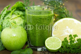Naklejki Healthy green smoothie