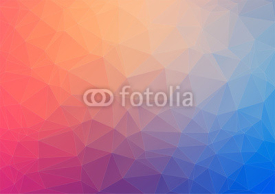 Obrazy i plakaty Colorful geometric background with triangles